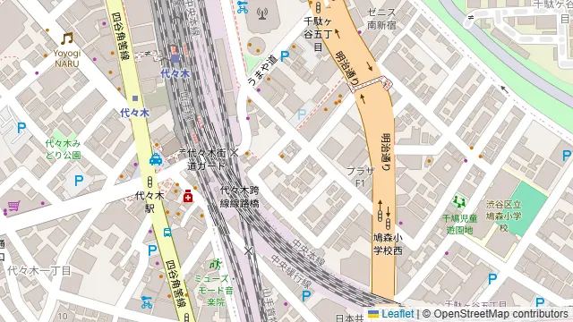 Azzurro520 ほぼ新宿のれん街の周辺地図