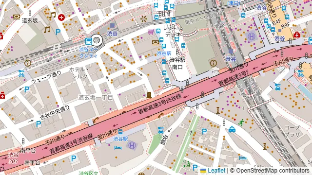 dining & bar KITSUNE 渋谷の周辺地図