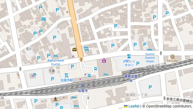 食楽 山頭火 出雲店の周辺地図