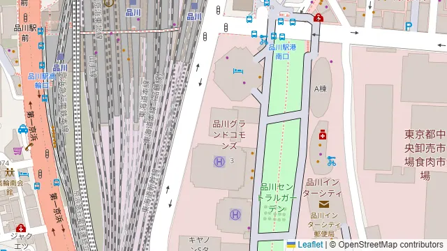 個室で味わう こだわり和食居酒屋 うまい家 品川店の周辺地図