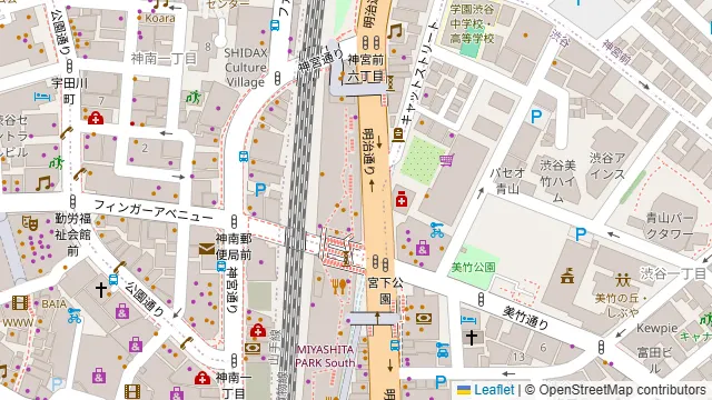 NEWLIGHT（ニューライト）渋谷の周辺地図