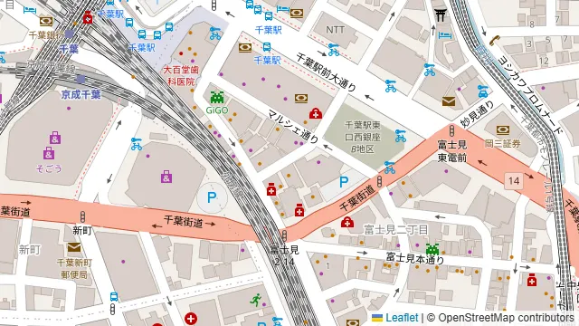 串ごろ 千葉店の周辺地図