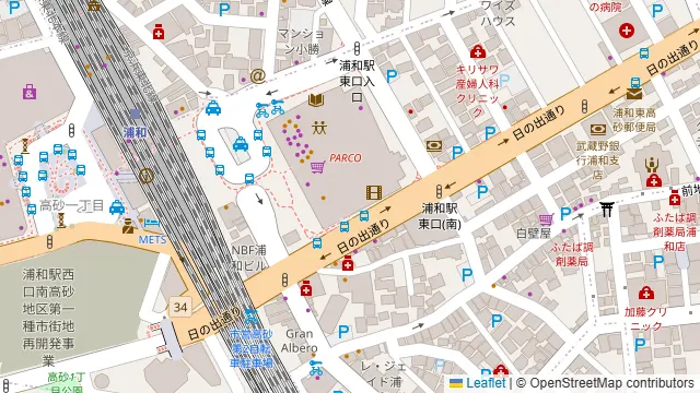 Italian Dining REGO 浦和の周辺地図