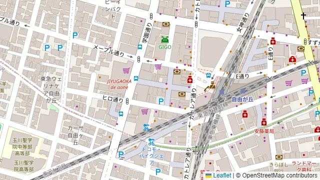 ひなたキッチンの周辺地図