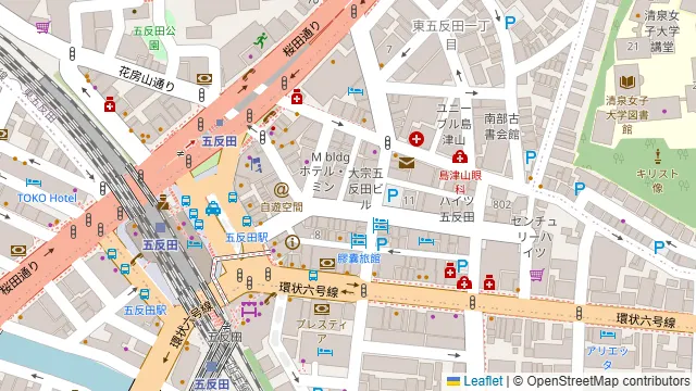 フリースペース龍宮城の周辺地図
