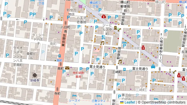 八王子Blossom 桑都テラスの周辺地図