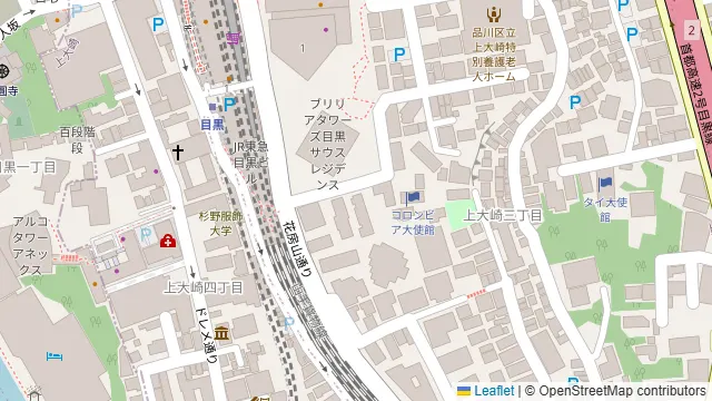 東京aeru meguroの周辺地図