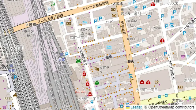 焼売のジョー 大宮店の周辺地図