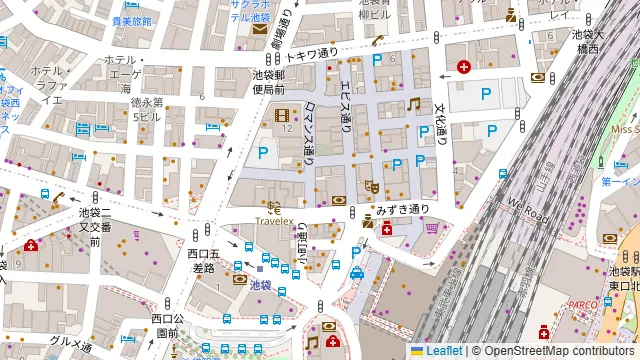 KARAOKE HUNDRED 池袋西口店の周辺地図