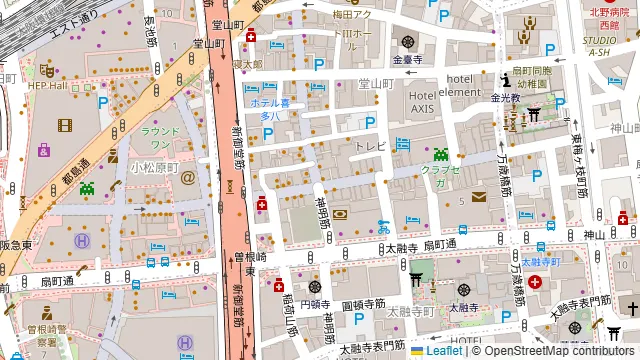 東北だべさ 梅田東通り店の周辺地図