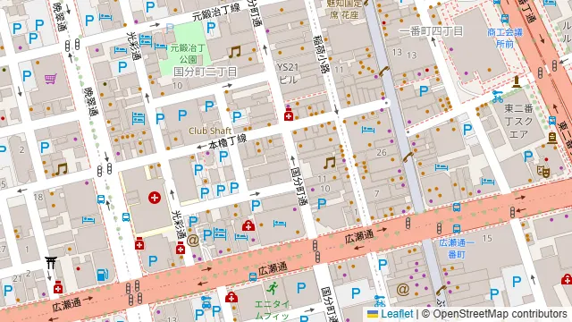 AGEHA DINING LOUNGE (アゲハ)の周辺地図