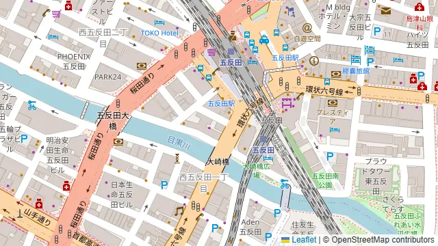 Darts UP(ダーツ アップ)五反田店の周辺地図