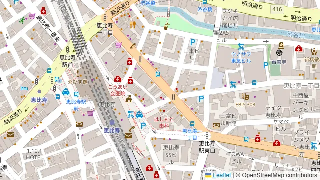 BREMEN 恵比寿の周辺地図