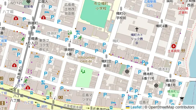 GS貸会議室・広島店の周辺地図