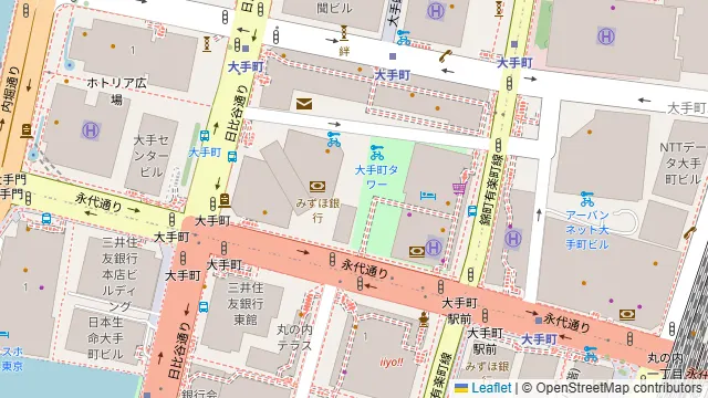 TAMEALS 大手町の周辺地図