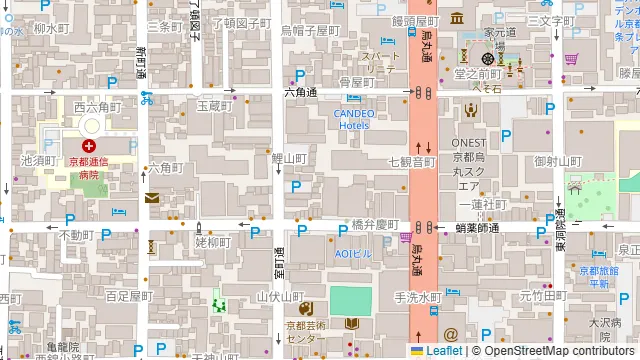 こいやまCafe(京町家サロン)の周辺地図