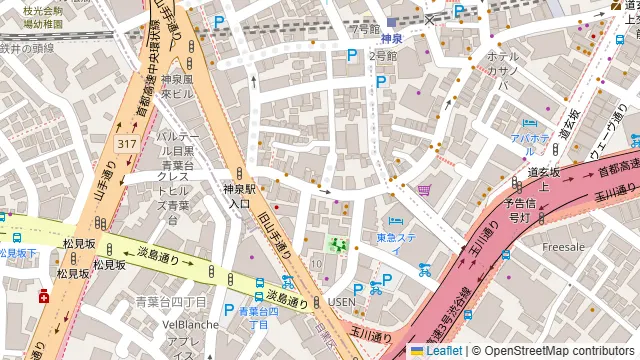 The3rd.Shibuyaの周辺地図