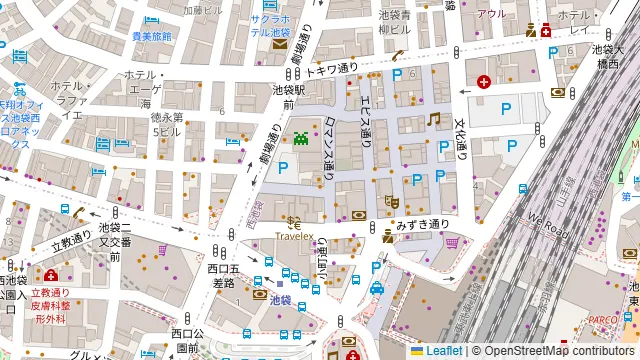 青森郷土料理 一茶 池袋西口店の周辺地図