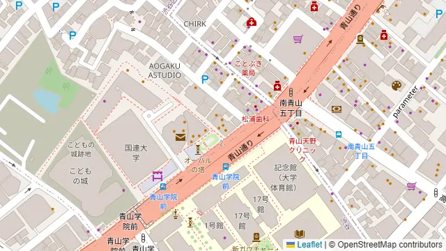 青山 星のなる木の周辺地図