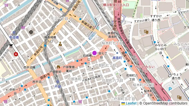 Prime Board 横浜の周辺地図