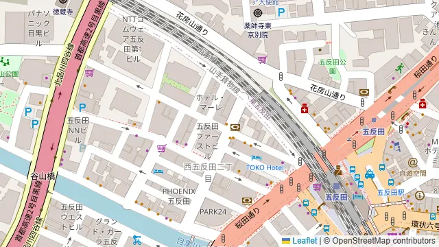 famispe五反田1stの周辺地図