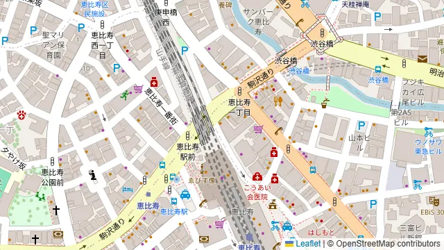 博多満月 恵比寿店の周辺地図