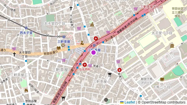 くいもの屋わん 三軒茶屋店の周辺地図