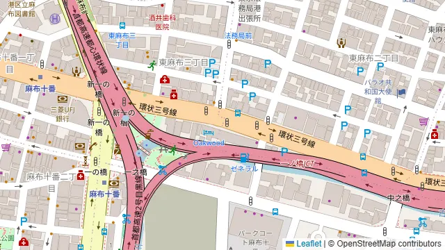 小料理屋 RUKA 麻布十番の周辺地図