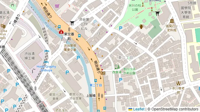 恵比寿 Elegante Vita(エレガンテヴィータ)の周辺地図