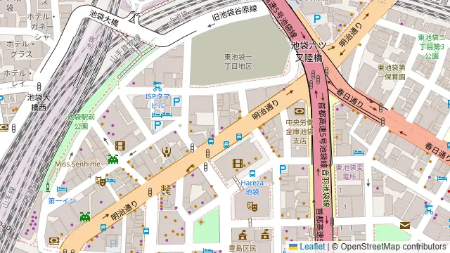 ダイニングレストラン dopelounge 池袋東口の周辺地図
