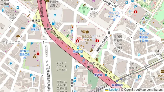 BATON 東池袋店の周辺地図