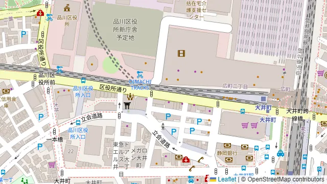 磯平 本店の周辺地図