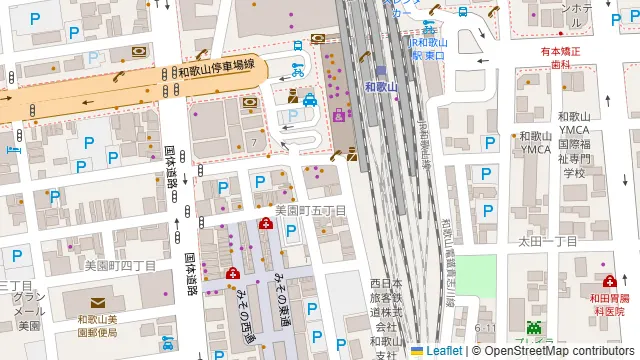 食べ飲み放題 大衆食堂 安べゑ JR和歌山駅前店の周辺地図