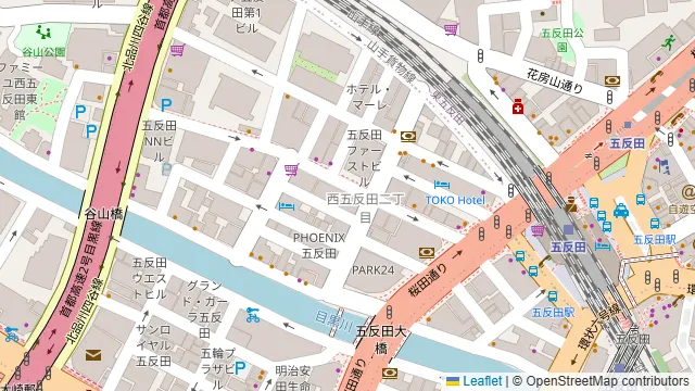 CONA 五反田店の周辺地図