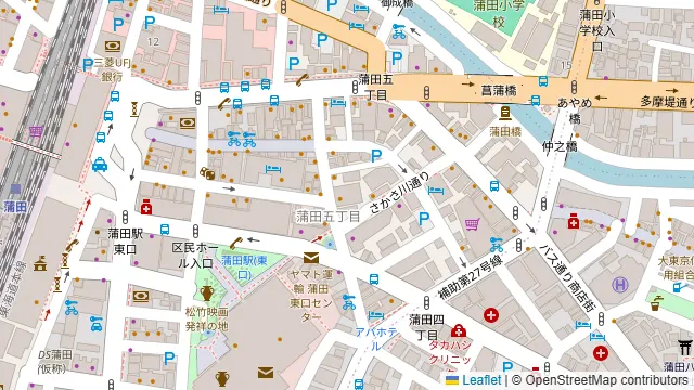 時空間 JIKUKAN 蒲田東口店の周辺地図