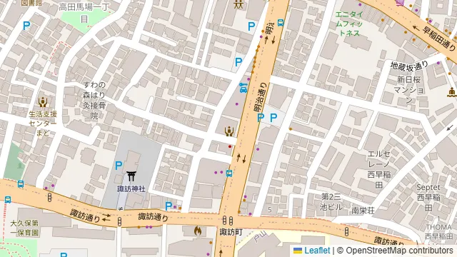 Noaty-Camp新宿の周辺地図