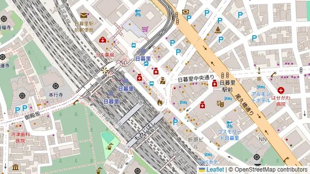 博多うまいもん酒場 KUSUKUSU 日暮里店の周辺地図