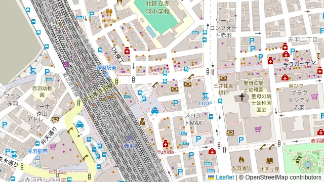 とろけ酒場 赤羽駅前店の周辺地図