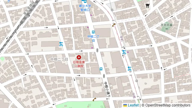 ひもの屋 都立大学店の周辺地図