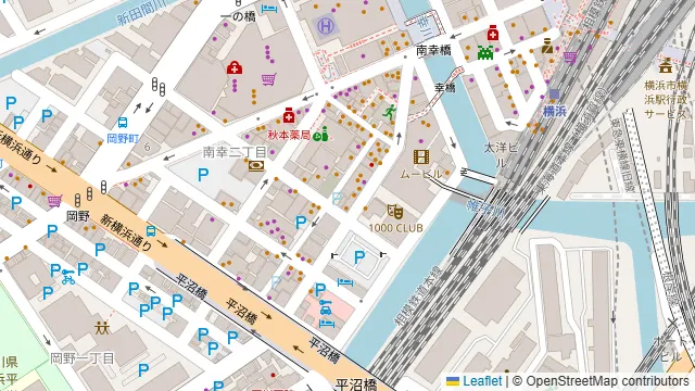 中国料理＆タイ料理 チャイハナ 横浜西口店の周辺地図
