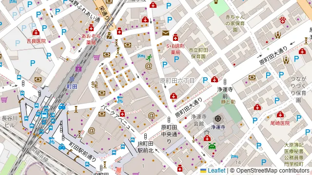 バグース 町田東口店の周辺地図