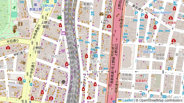 ニュープラシッダ 浅草店の周辺地図