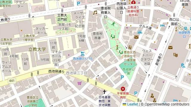 MYROOM 池袋の周辺地図