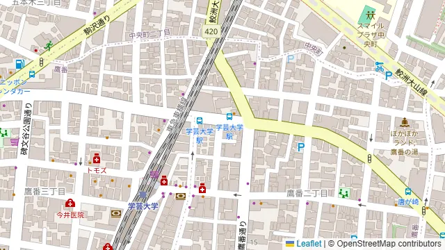 学大酒場トモリバの周辺地図