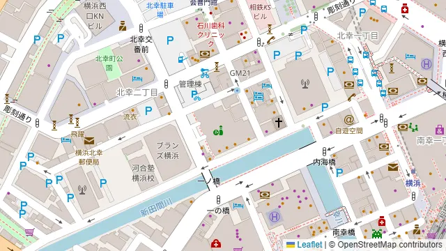 グレースバリ 横浜ハマボールイアス店の周辺地図