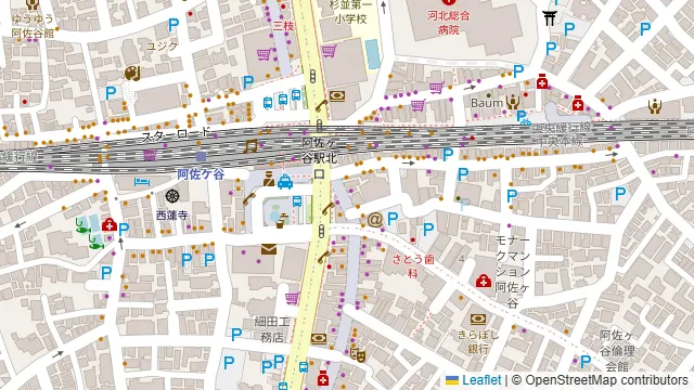 縁家 阿佐ヶ谷店の周辺地図
