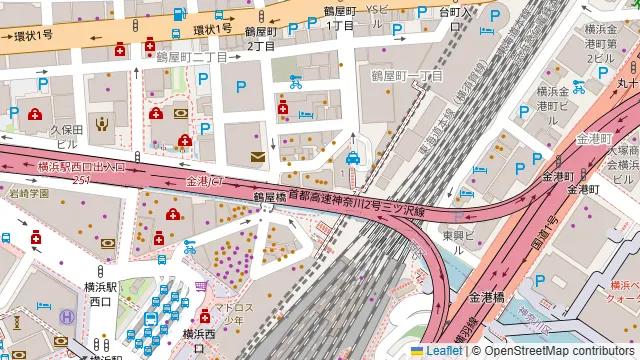 DUMBO PIZZA FACTORY 横浜の周辺地図