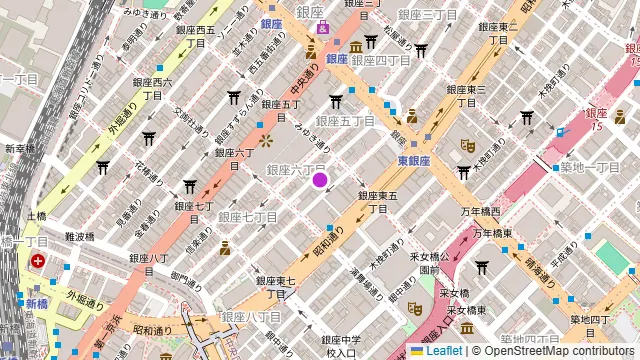 Tapas&Wine 銀座ZIONの周辺地図