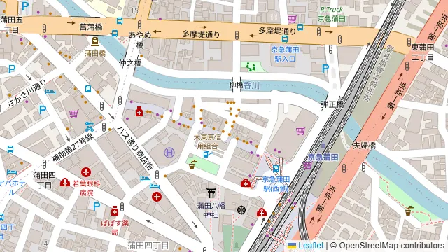 金春 本館の周辺地図
