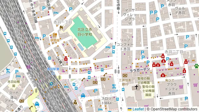 TIME SHARING 赤羽 IMBオフィス512の周辺地図